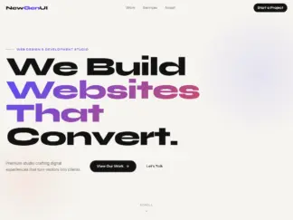 Digital Agency Website Template | Vite + React + Tailwind CSS