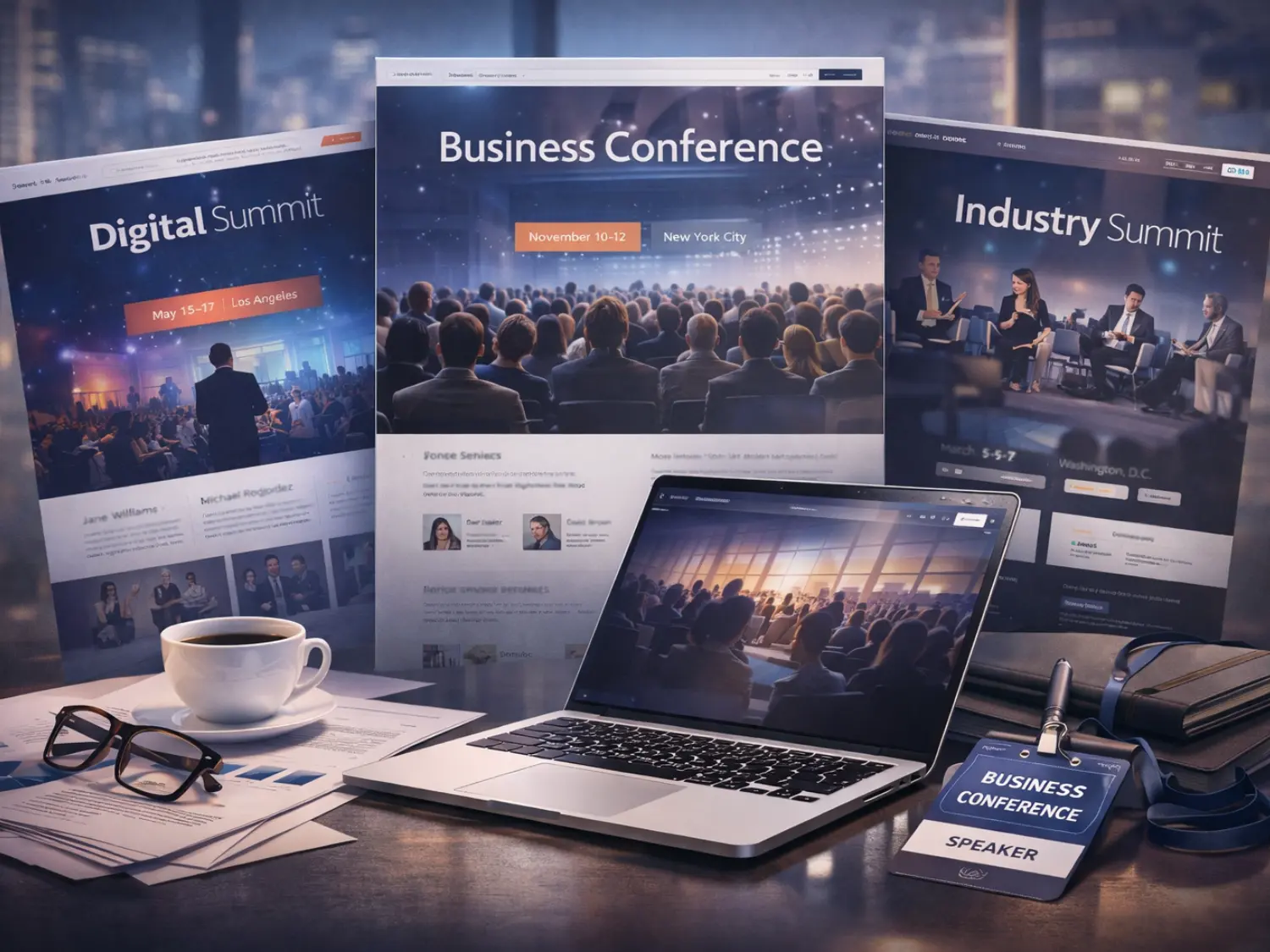 Event Website Templates | Modern & Professional | Instant Download